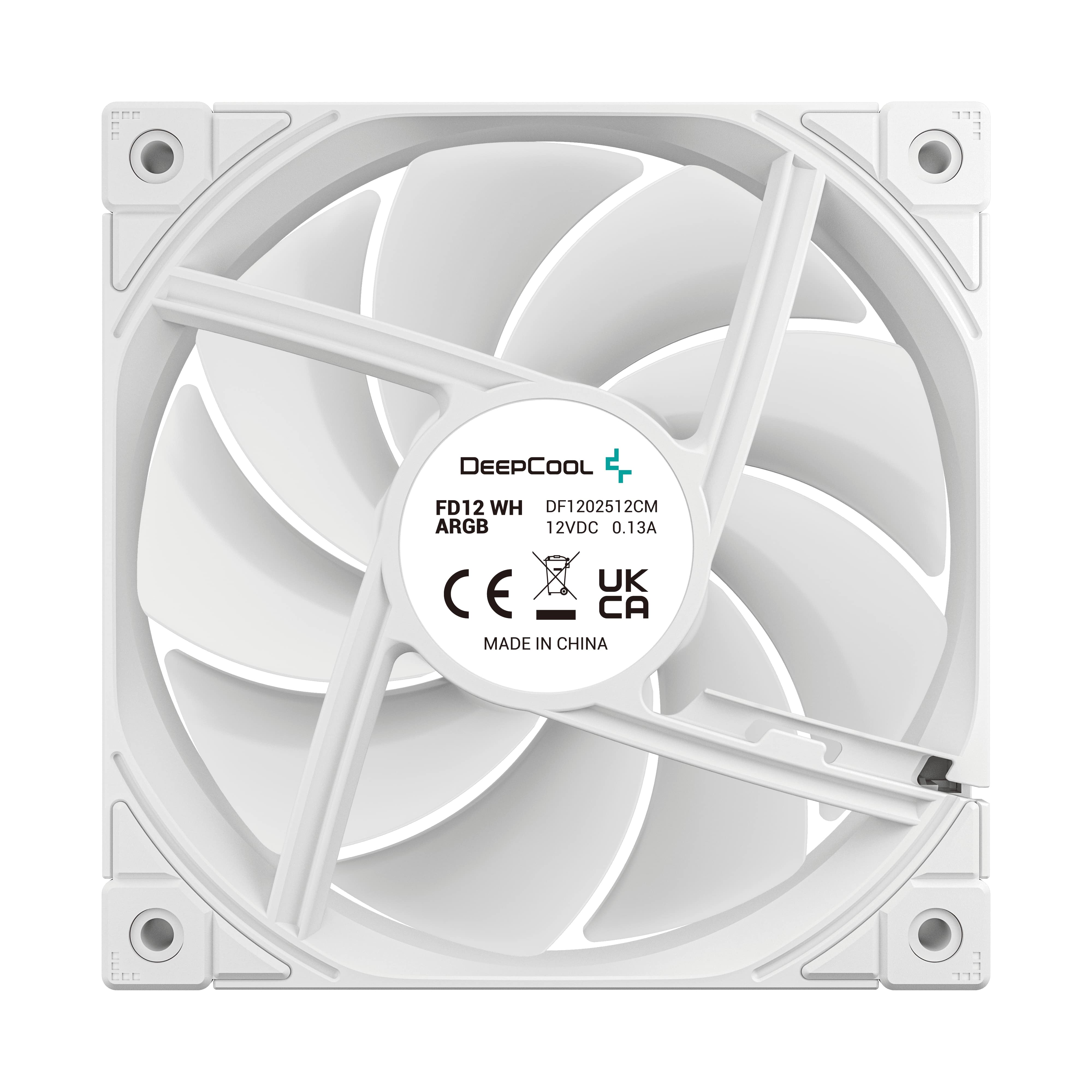 Вентилятор DeepCool FD12 ARGB WH