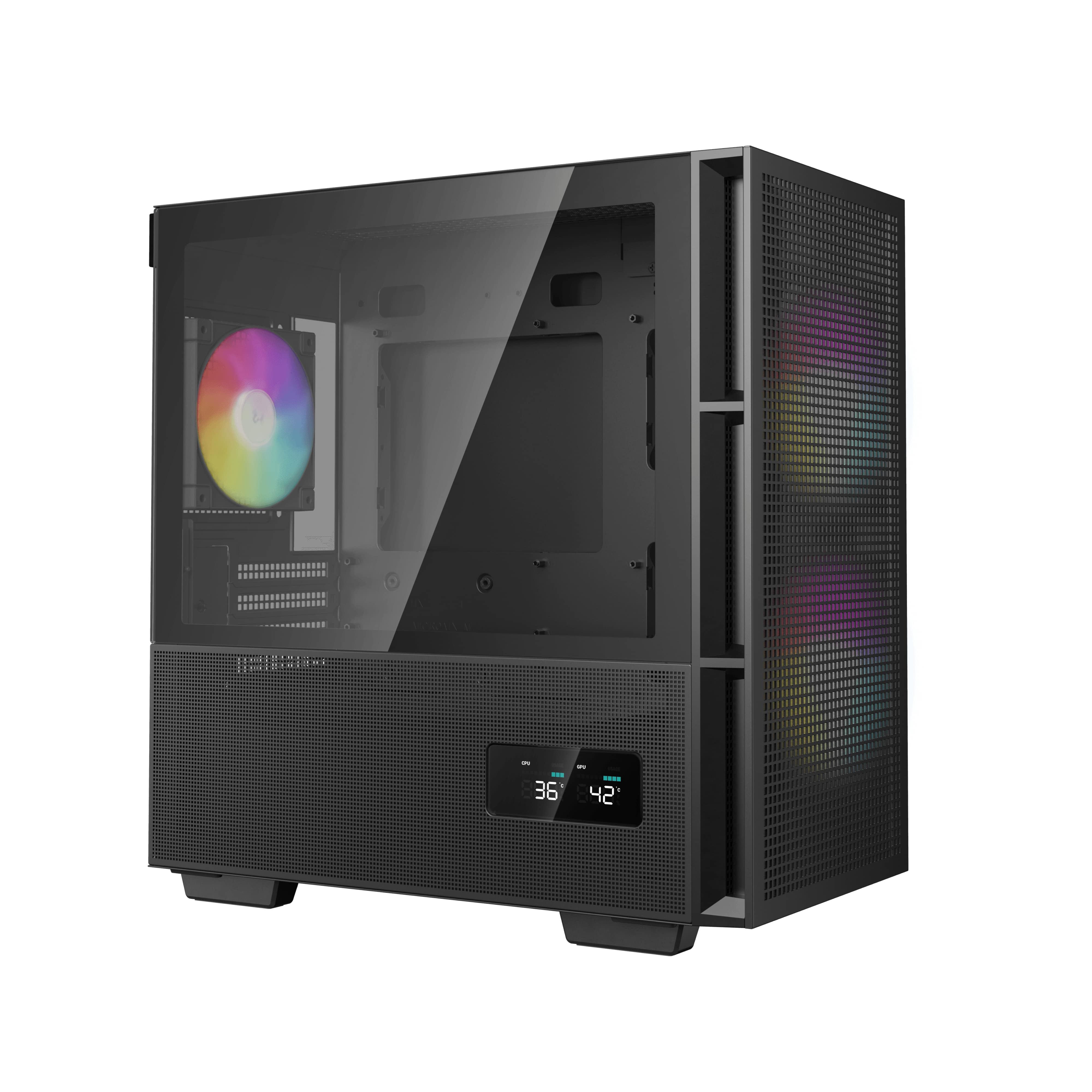 Корпус DeepCool CH360 Digital Black (R-CH360-BKAPE3D-G-1) без БЖ