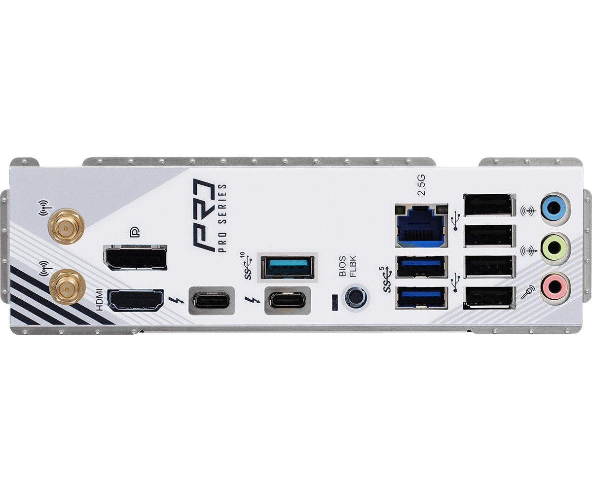 Материнська плата ASRock Z890 Pro RS WiFi White Socket 1851