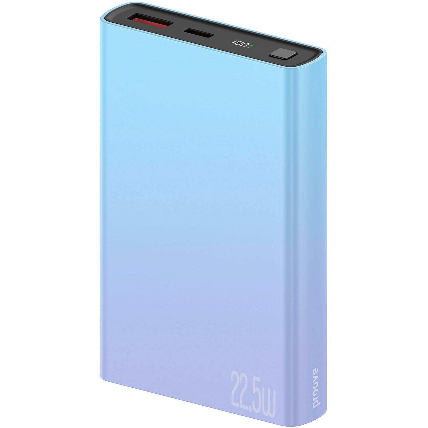 Зовнішній акумулятор Proove Hyper Flux Plus 22.5W 10000mAh Блакитний