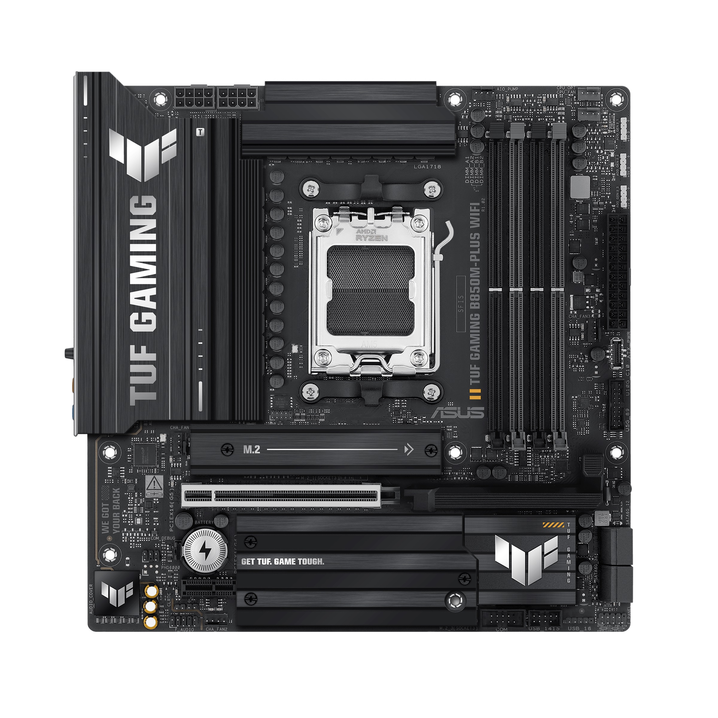 Материнська плата Asus TUF Gaming B850M-Plus WiFi Socket AM5