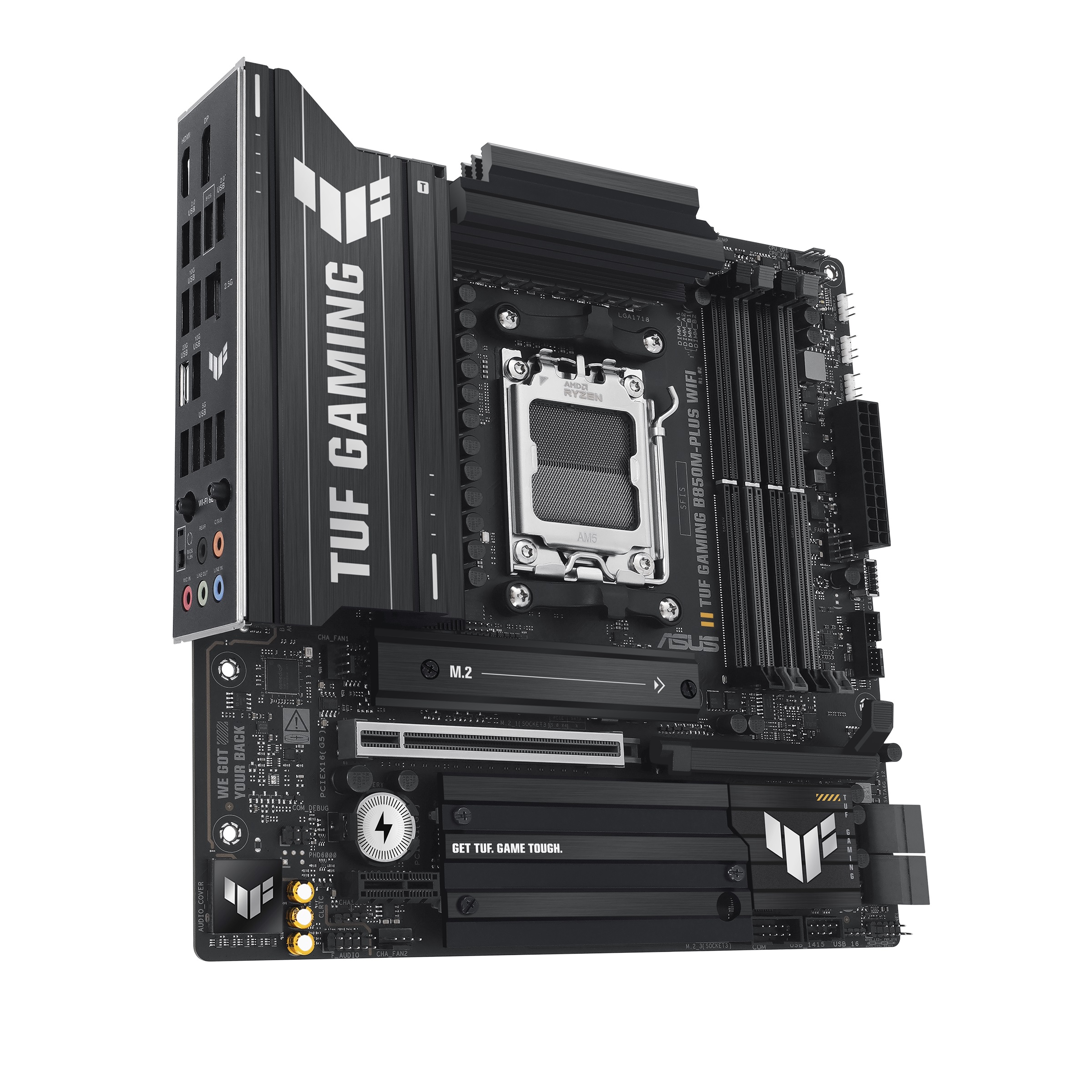 Материнська плата Asus TUF Gaming B850M-Plus WiFi Socket AM5