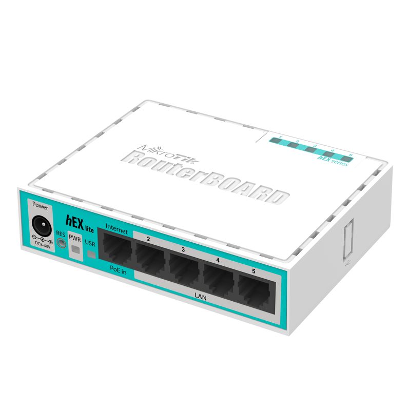 Маршрутизатор MikroTik RouterBOARD RB750r2 hEX lite