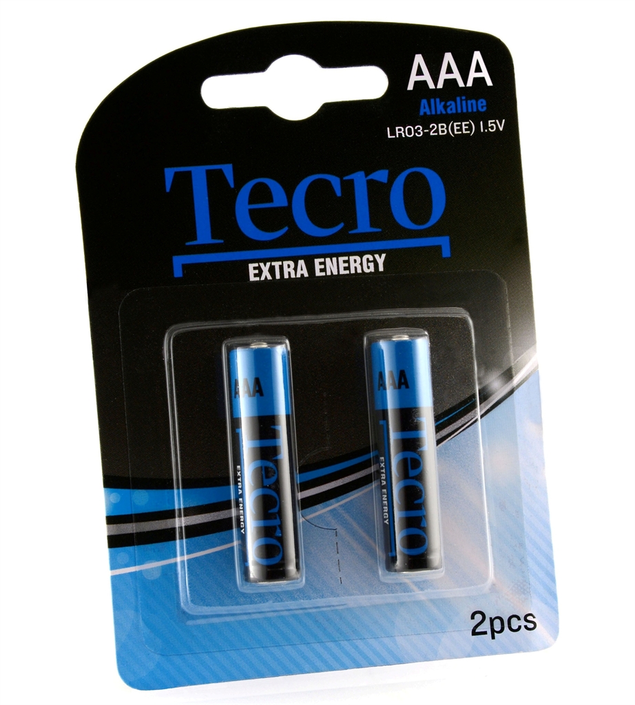 Батарейка Tecro Extra Energy Alkaline AAA / LR03 BL 2 шт (1366069)