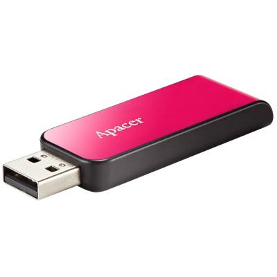 Флеш-накопичувач USB 32GB Apacer AH334 Pink (AP32GAH334P-1)