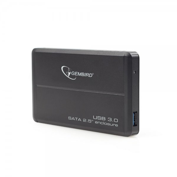 Зовнішня кишеня Gembird для підключення SATA HDD 2.5", USB 3.0, Black (EE2-U3S-2)