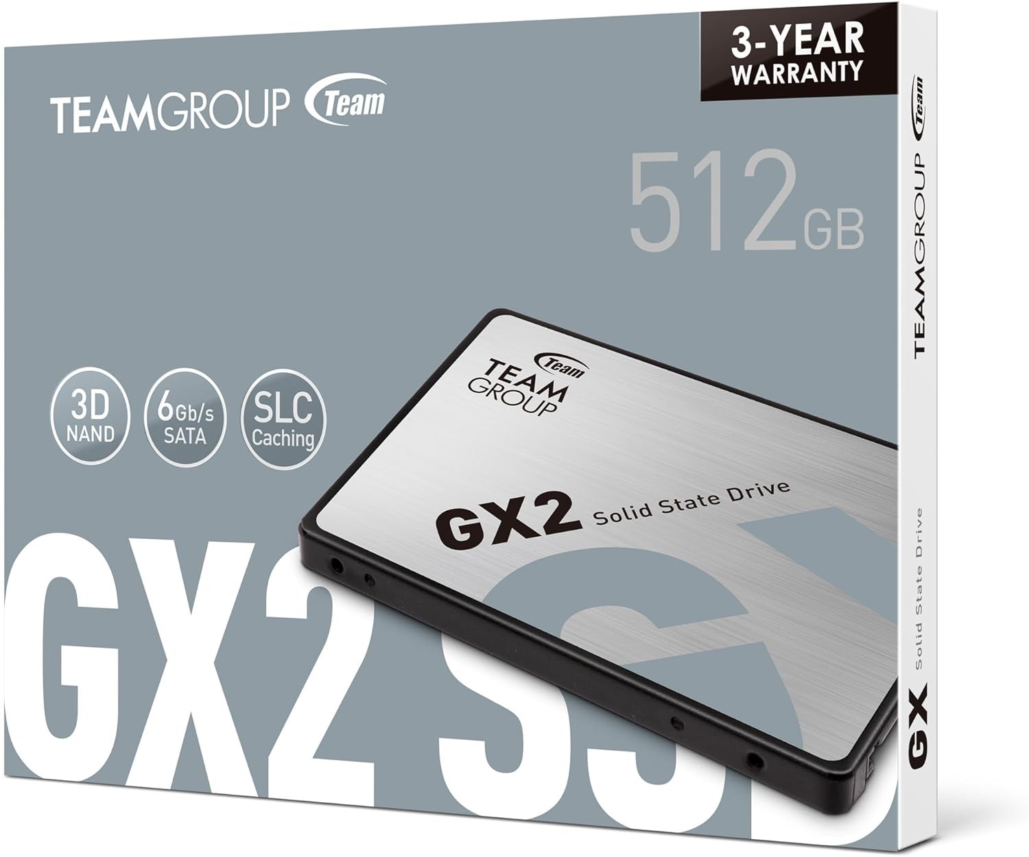 Накопичувач SSD  512GB Team GX2 2.5" SATAIII TLC (T253X2512G0C101)