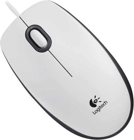 Миша Logitech M100 White (910-005004)