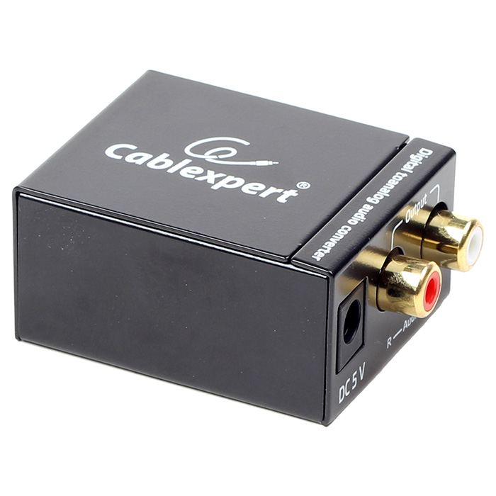 Цифро-аналоговый конвертор аудио-сигнала Cablexpert  Coaxial/TOSLINK-2xRCA