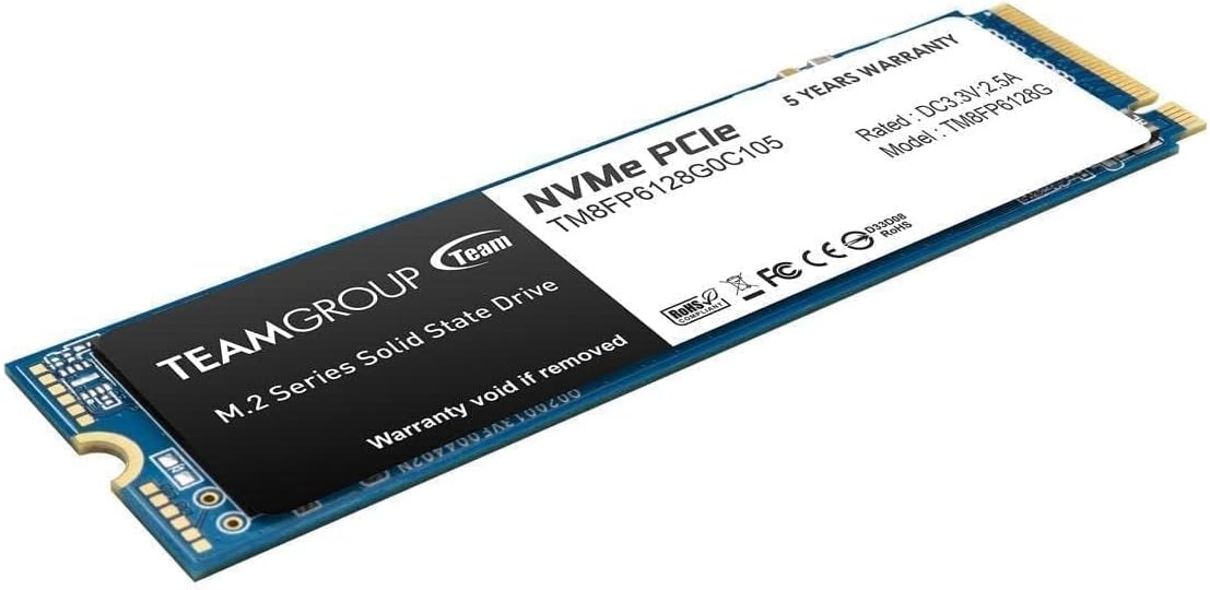 Накопичувач SSD  128GB Team MP33 M.2 2280 PCIe 3.0 x4 3D TLC (TM8FP6128G0C101)