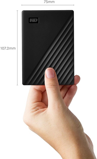 Зовнішній жорсткий диск 2.5" USB 4.0TB WD My Passport Black (WDBPKJ0040BBK-WESN)