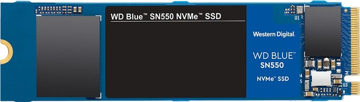 Накопичувач SSD  1ТB WD Blue SN550 M.2 2280 PCIe 3.0 x4 3D TLC (WDS100T2B0C)