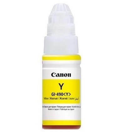 Чорнило CANON GI-490 PIXMA G1400/G2400/G3400 (Yellow) (0666C001) 70мл