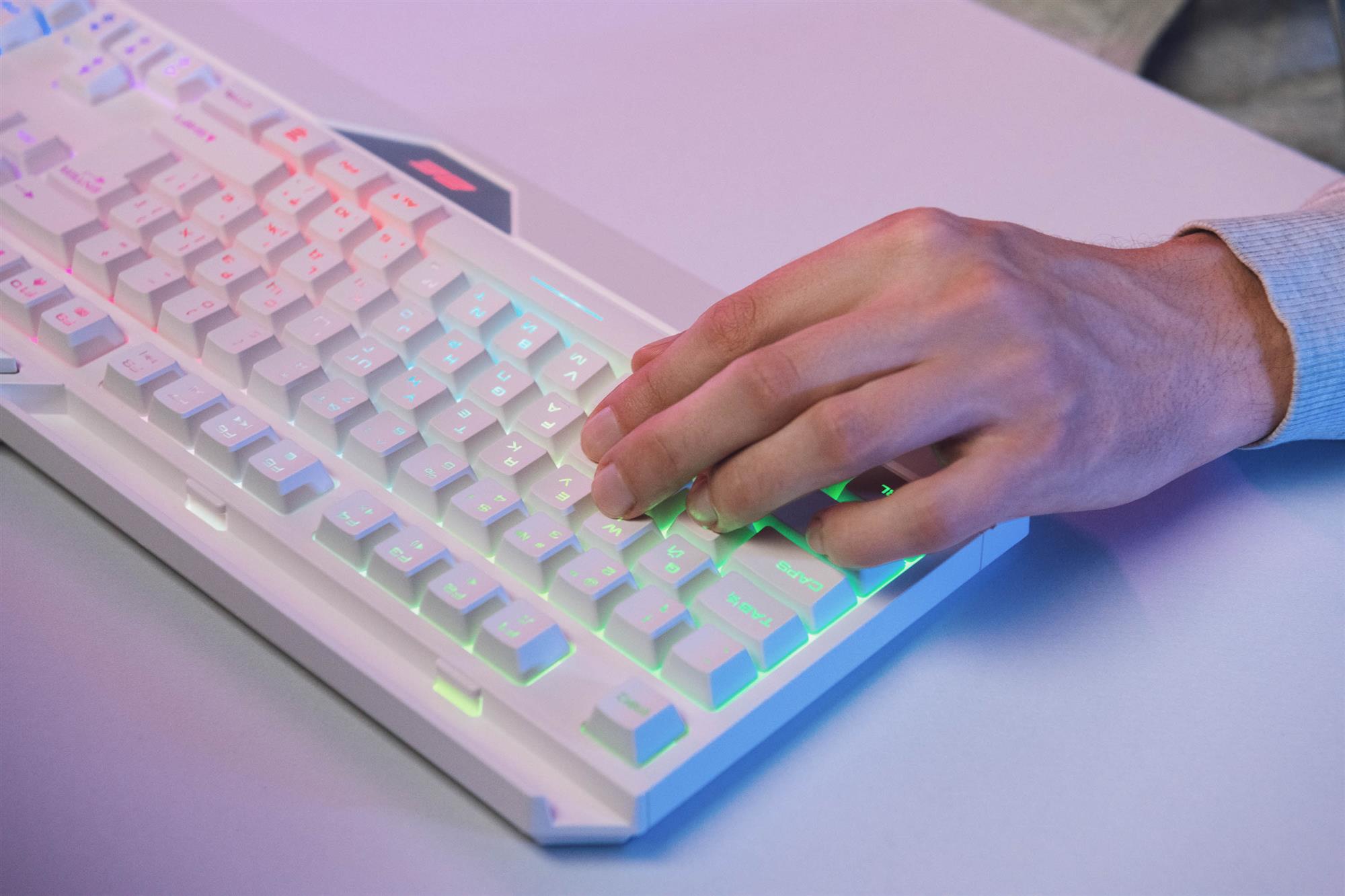 Клавіатура 2E Gaming KG315 з макро-клавішами Біла