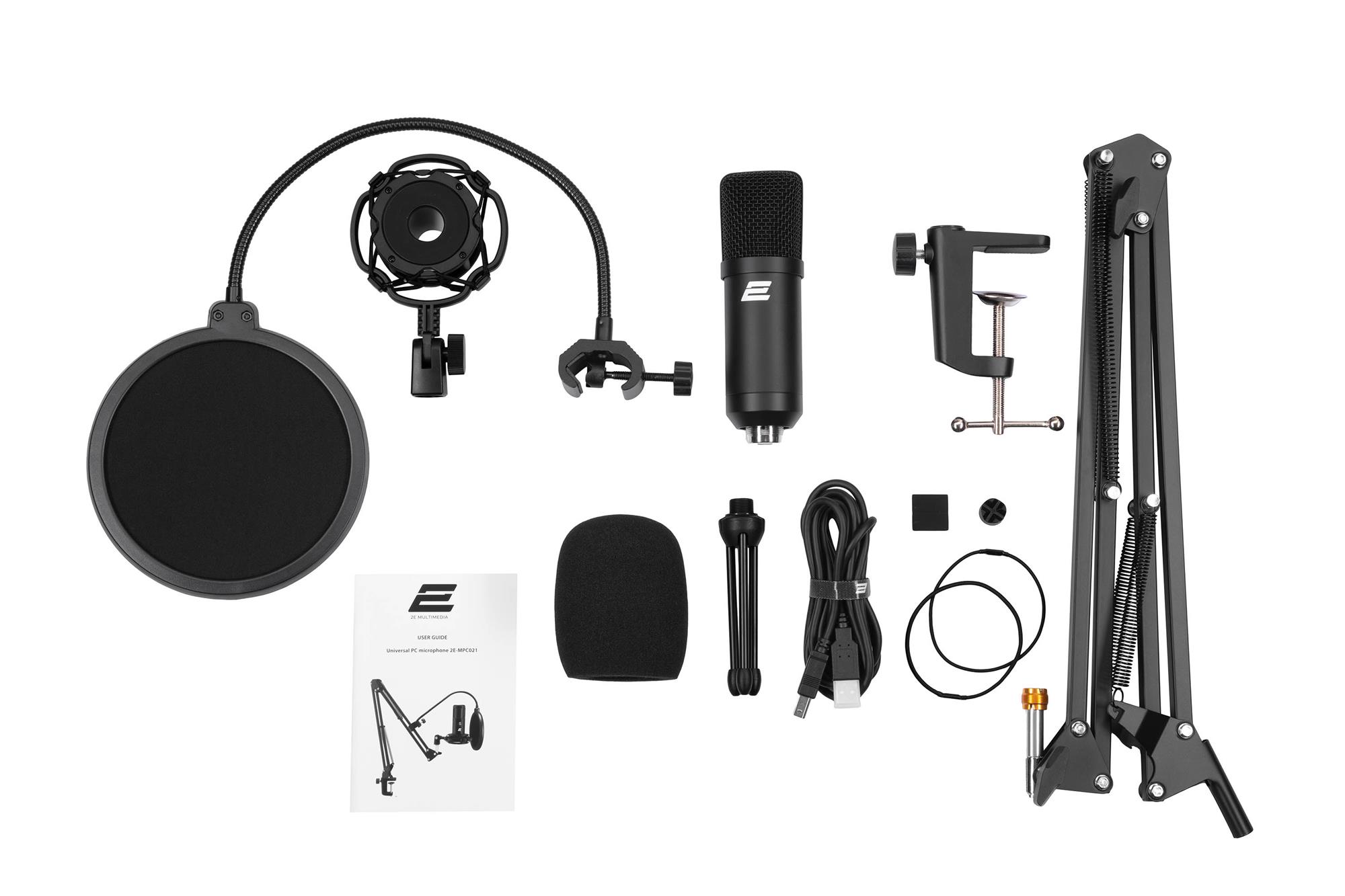 Мікрофон для ПК 2Е MPC021 Streaming Мікрофон для ПК 2Е MPC021 Streaming