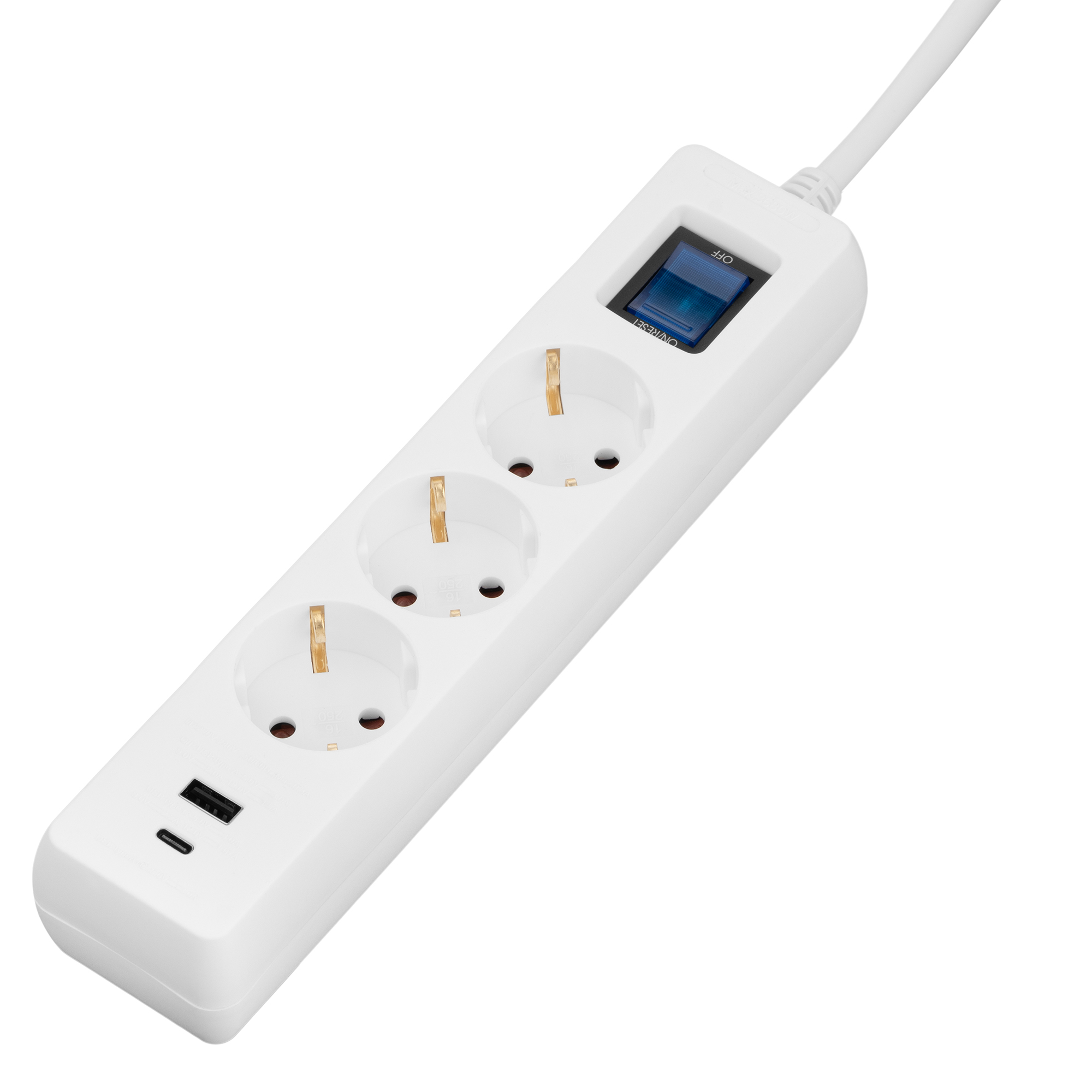 Мережевий фільтр 2E 3хSchuko, 1 х USB, 1 x USB-C, 3 м (2E-SP315M3USBWH) Мережевий фільтр 2E 3хSchuko, 1 х USB, 1 x USB-C, 3 м (2E-SP315M3USBWH)