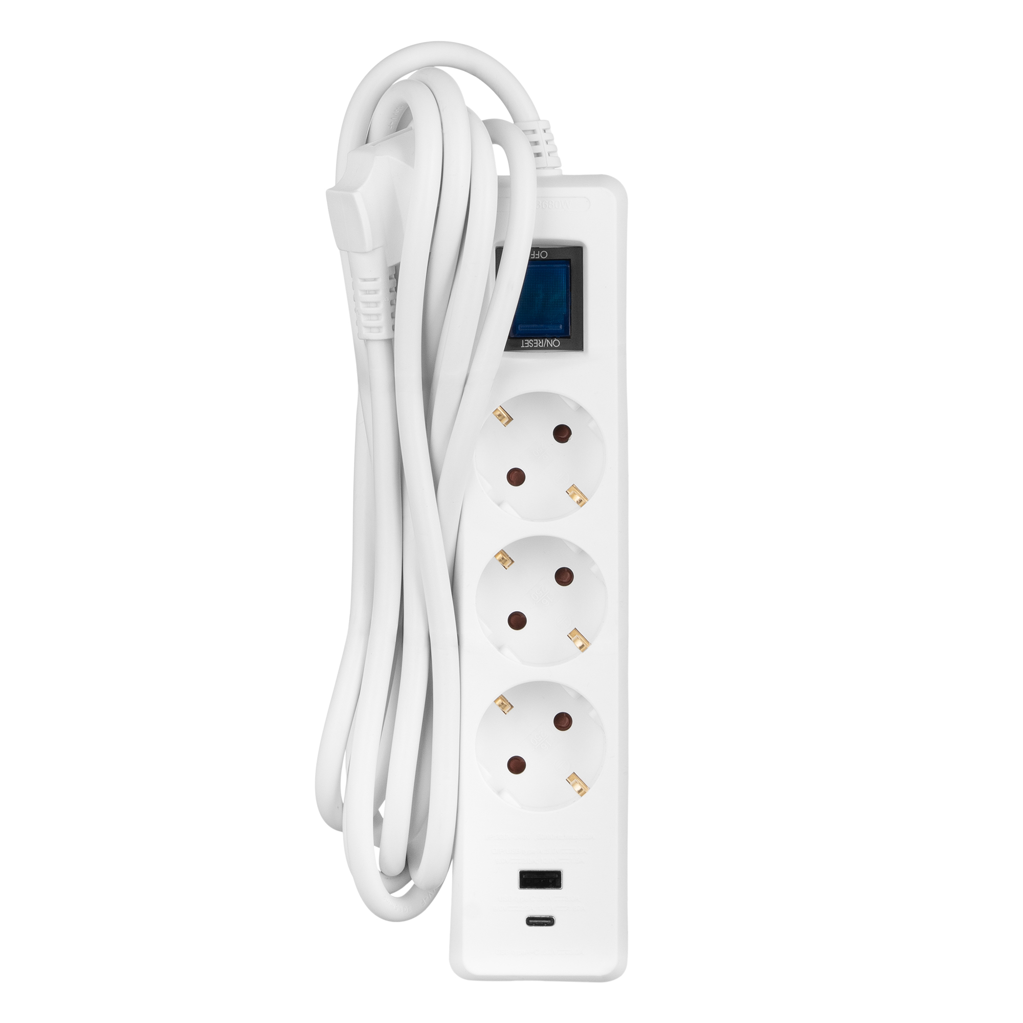 Мережевий фільтр 2E 3хSchuko, 1 х USB, 1 x USB-C, 3 м (2E-SP315M3USBWH) Мережевий фільтр 2E 3хSchuko, 1 х USB, 1 x USB-C, 3 м (2E-SP315M3USBWH)