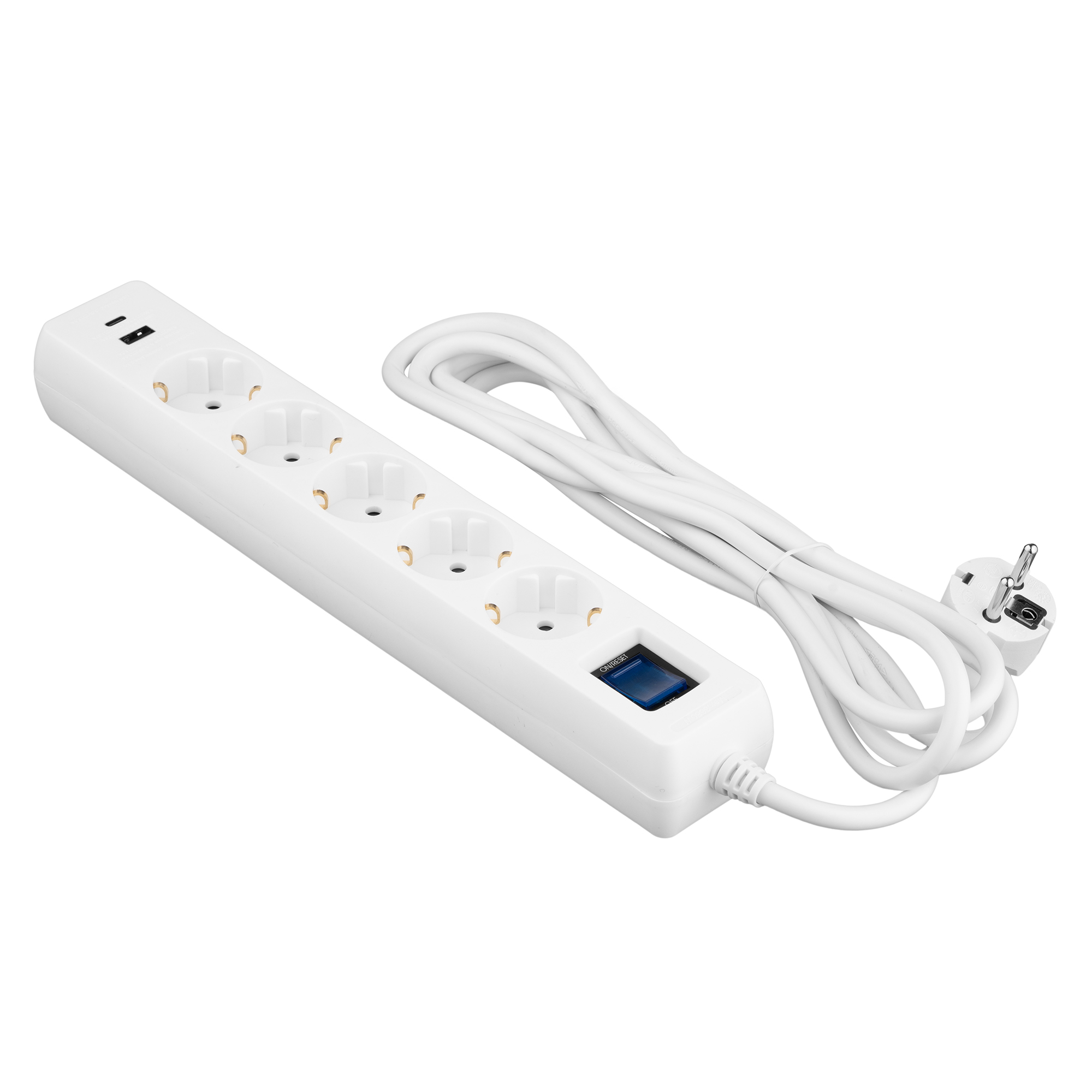 Мережевий фільтр 2E 5хSchuko, 1 х USB, 1 x USB-C, 3 м (2E-SP515M3USBWH) Мережевий фільтр 2E 5хSchuko, 1 х USB, 1 x USB-C, 3 м (2E-SP515M3USBWH)