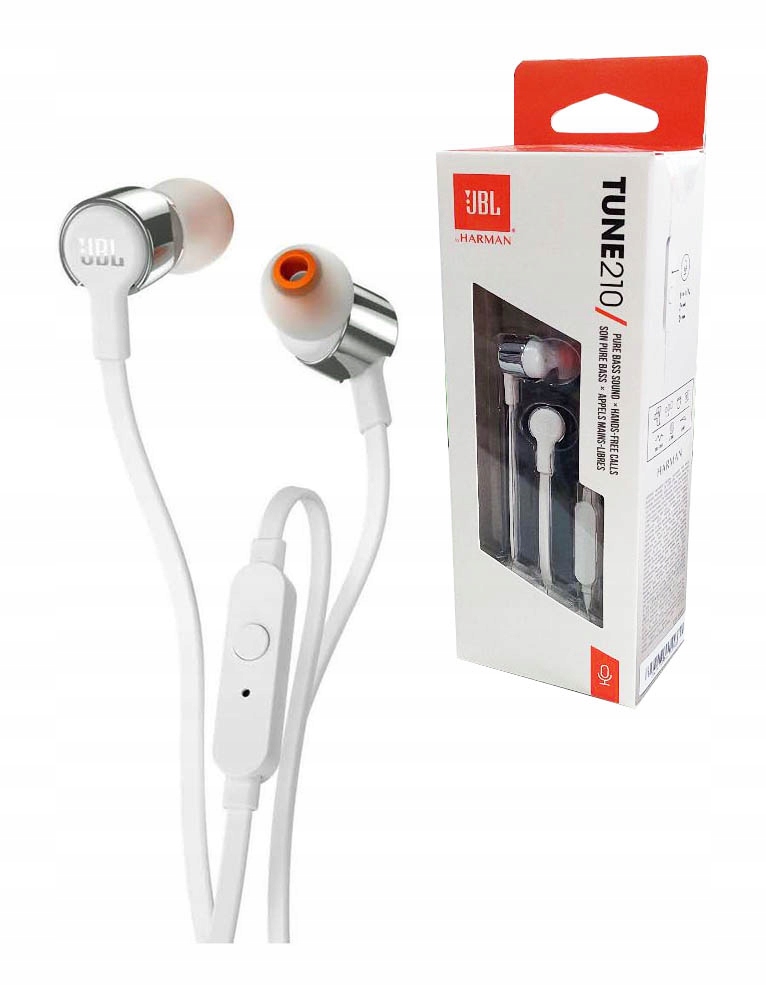 Гарнітура JBL T210 Gray (JBLT210GRY)