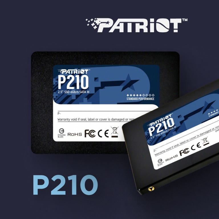 Накопичувач SSD  256GB Patriot P210 2.5" SATAIII TLC (P210S256G25)