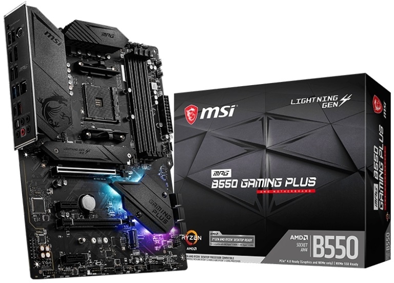 Материнська плата MSI MPG B550 Gaming Plus Socket AM4