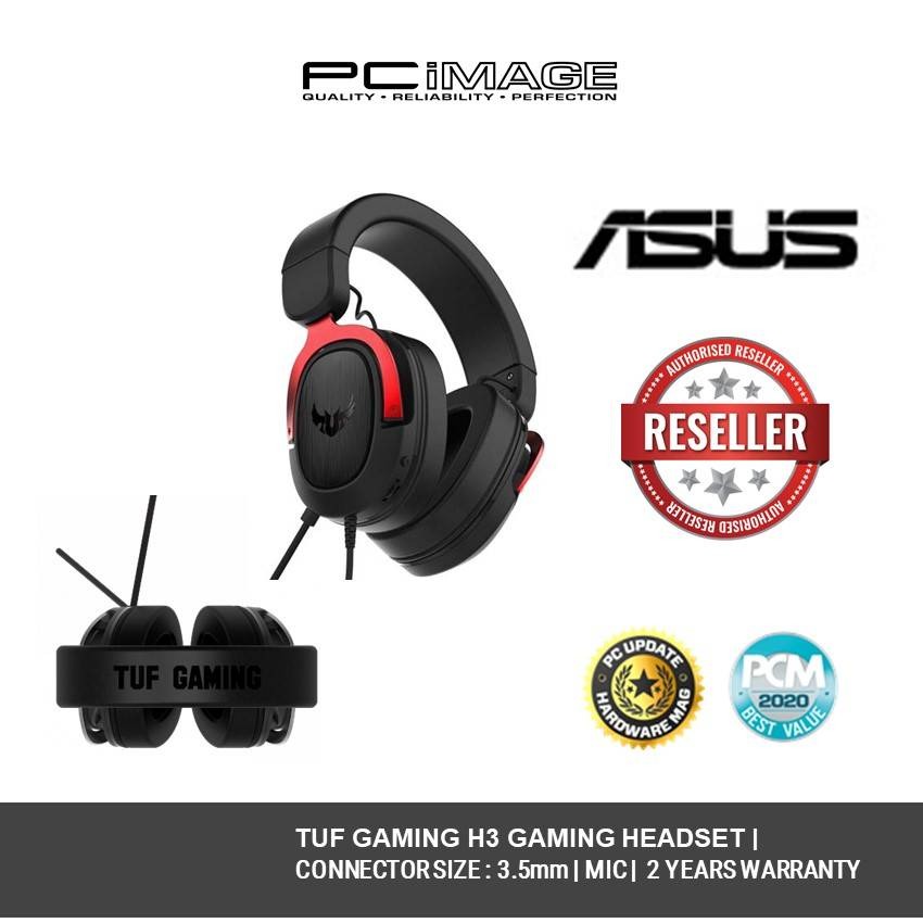 Гарнітура Asus TUF Gaming H3 Red (90YH02AR-B1UA00)