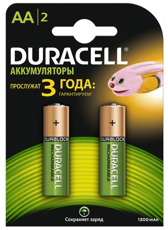 Аккумулятор Duracell Ni-MH AA/HR06 1300 mAh BL 2шт