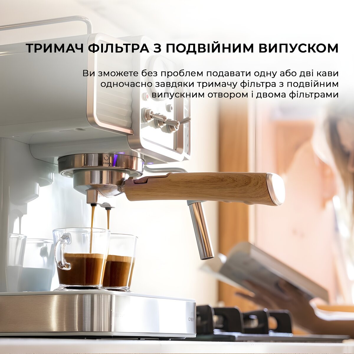 Кавоварка ріжкова Cecotec Cumbia Power Espresso 20 Tradizionale CCTC-01575