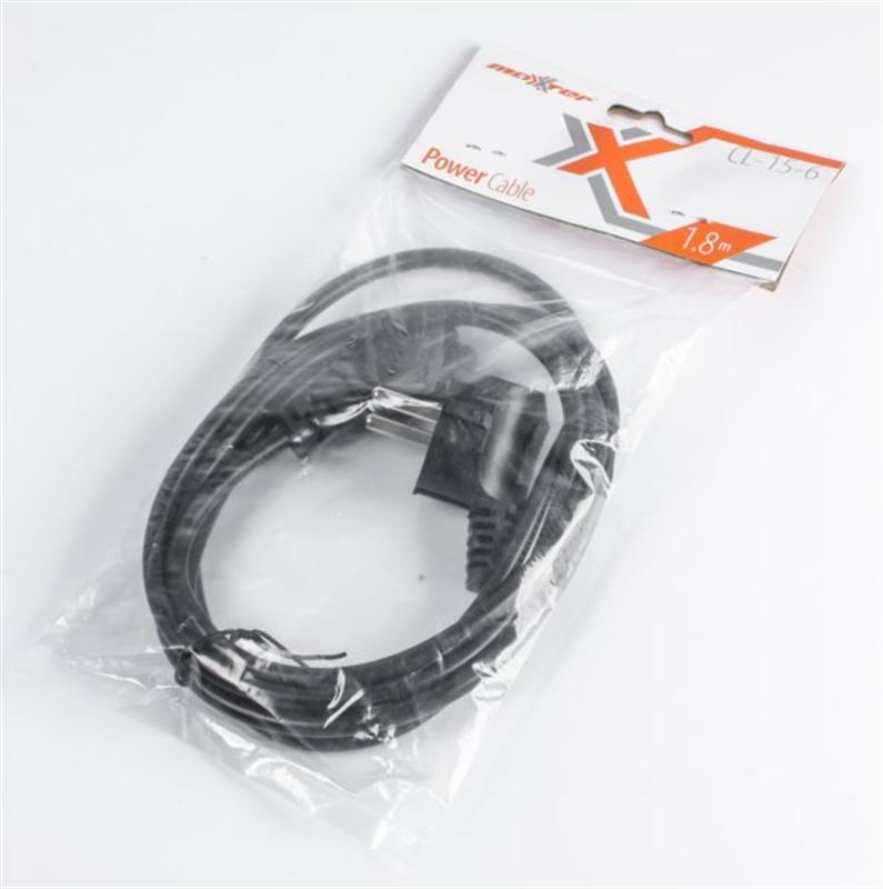 Кабель живлення Maxxter CL-15-6 CEE 7/7 - C5 1.8м Кабель живлення Maxxter CL-15-6 CEE 7/7 - C5 1.8м