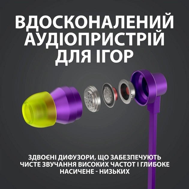 Гарнітура Logitech G333 Purple (981-000936)