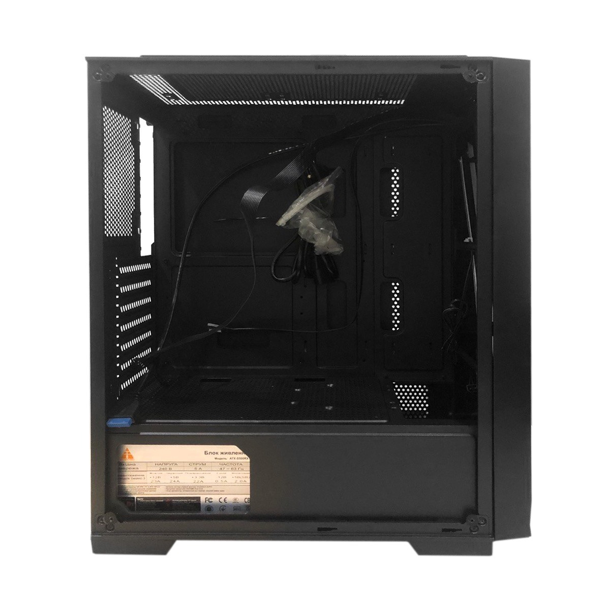 Корпус Golden Field 3802 з RGB підсвіткою Black