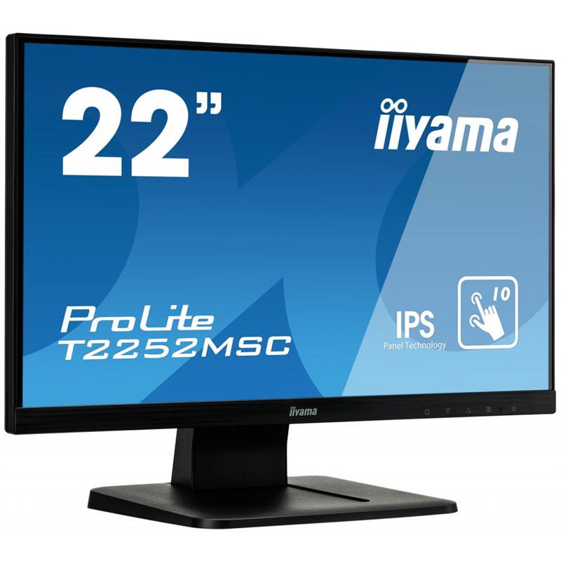 Монітор Iiyama 21.5" T2252MSC-B2 IPS Black