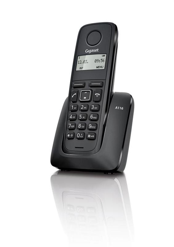 Радіотелефон DECT Gigaset A116 Black