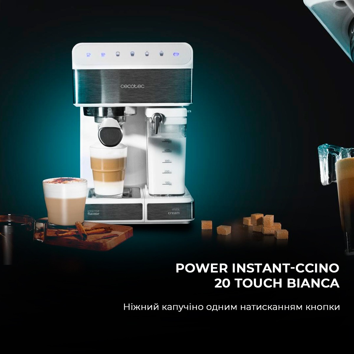 Кавоварка Cecotec Power Instant-ccino 20 Touch Bianca (CCTC-01557)