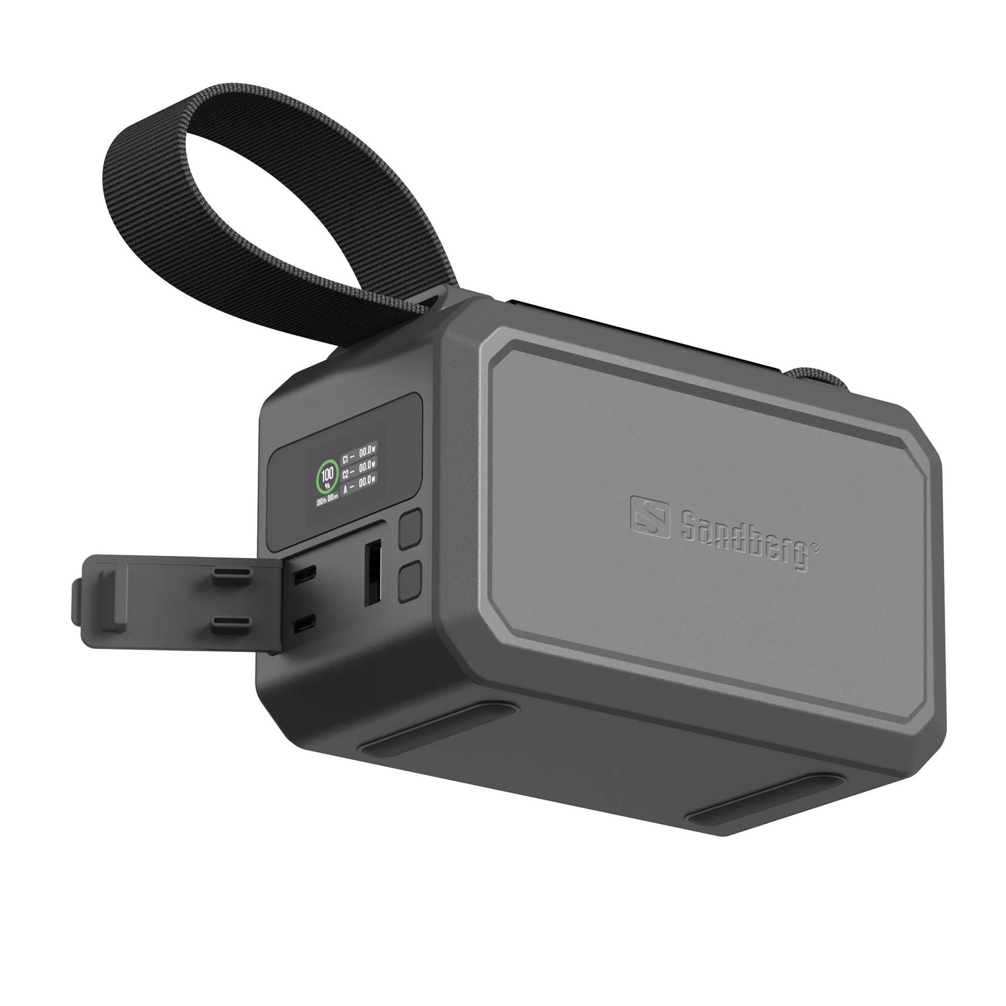 Зовнішній акумулятор Sandberg Survivor 40000mAh 100W Чорний