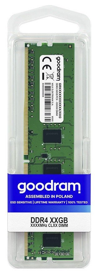 Модуль пам`яті DDR4 16GB/2666 Goodram (GR2666D464L19S/16G)