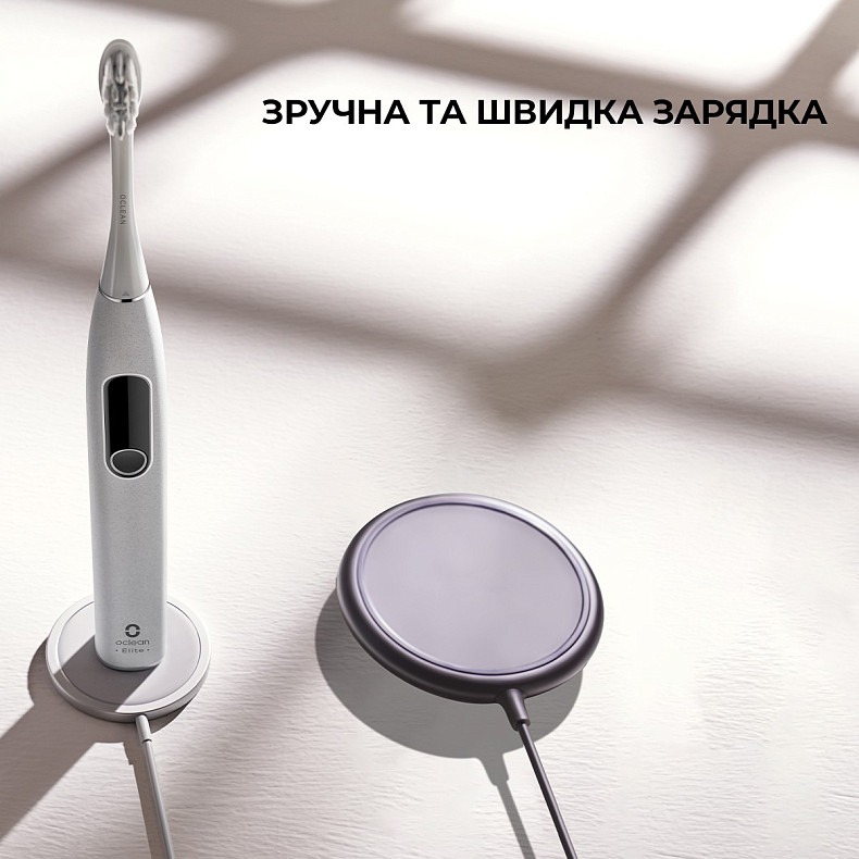 Розумна зубна електрощітка Oclean X Pro Elite Set Electric Toothbrush Grey (6970810552089)