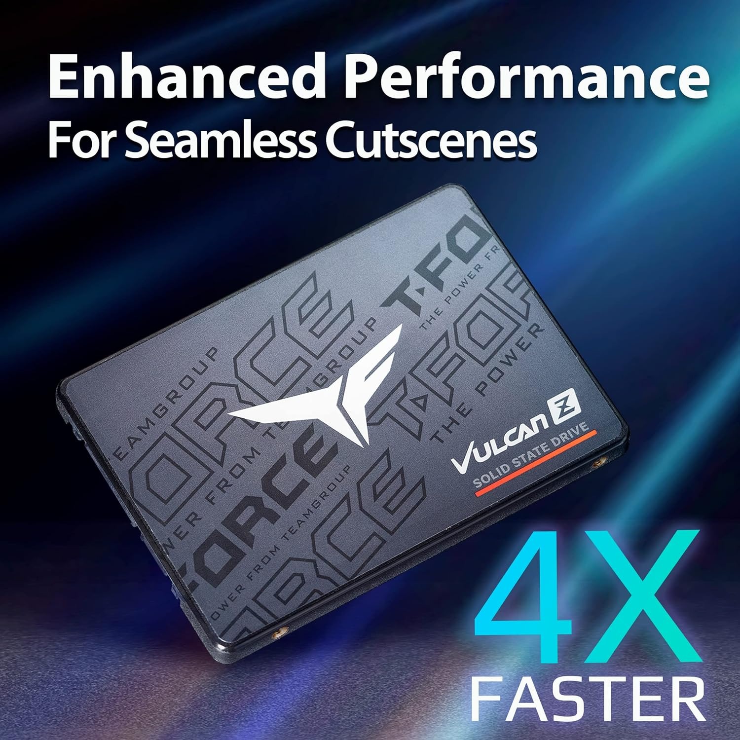 Накопичувач SSD  240GB Team Vulcan Z 2.5" SATAIII 3D TLC (T253TZ240G0C101)