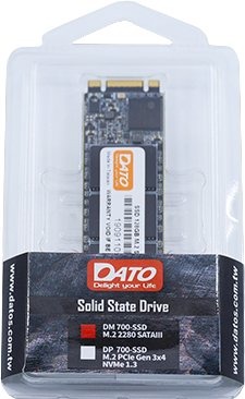 Накопичувач SSD  512GB Dato DM700 M.2 SATAIII 3D TLC (DM700SSD-512GB)