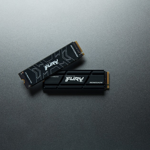 Накопичувач SSD 1TB Kingston Fury Renegade with Heatsink M.2 2280 PCIe 4.0 x4 NVMe 3D TLC (SFYRSK/1000G)