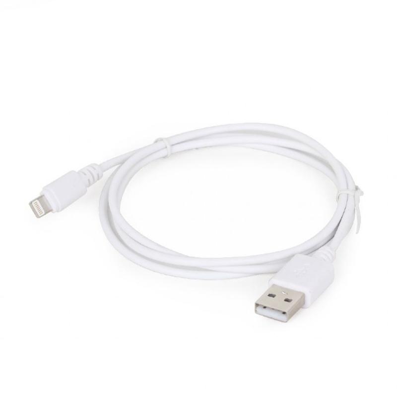 Кабель Cablexpert USB - Lightning (M/M), білий, 2 м (CC-USB2-AMLM-2M-W)