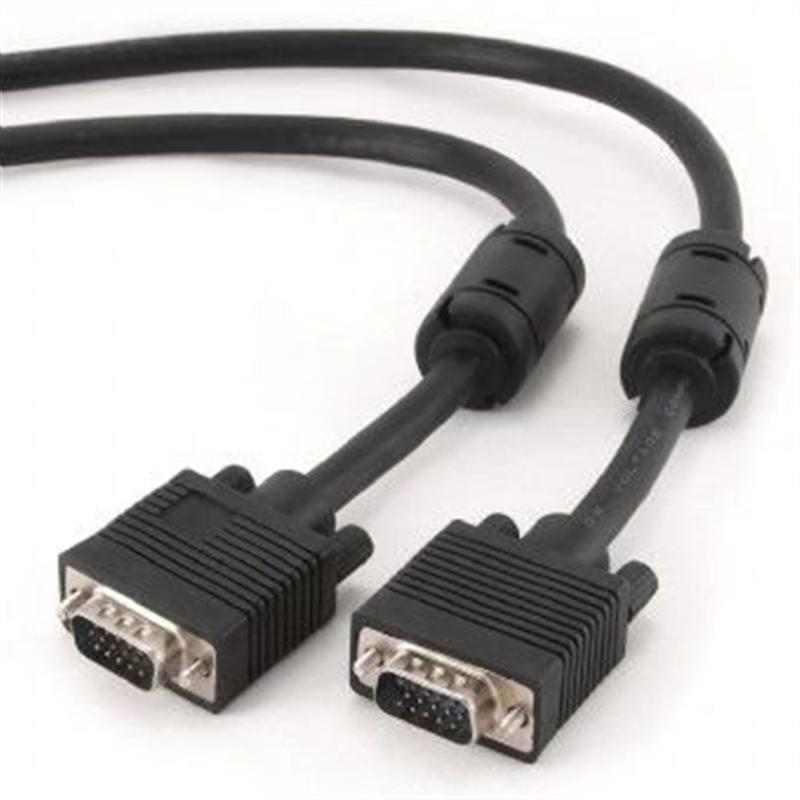 Кабель Cablexpert (CC-PPVGA-30M-B) VGA-VGA, M/M, подвійне екран., с 2-ма ферит, 30м, чорный