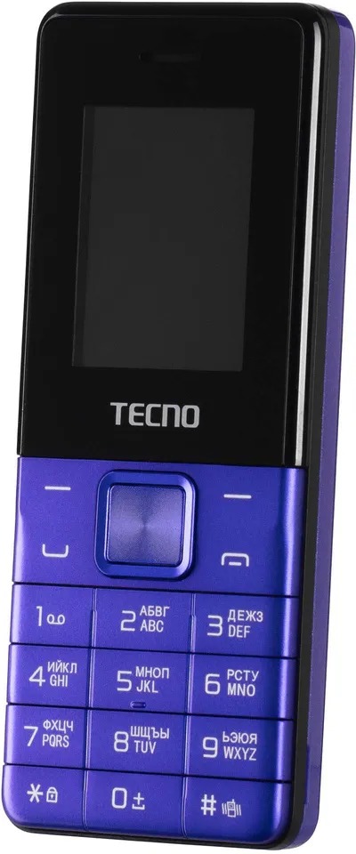 Мобiльний телефон Tecno T301 Dual Sim Blue (4895180778698)