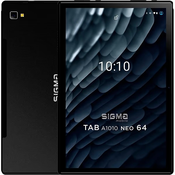 Планшет Sigma mobile Tab A1010 Neo 4/64GB 4G Dual Sim Black+чохол-книжка