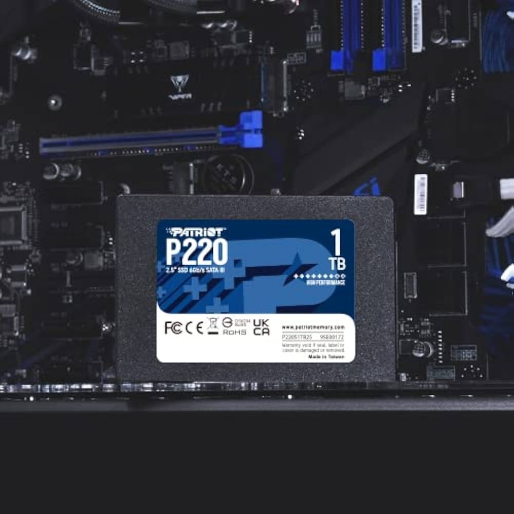 Накопичувач SSD 1TB Patriot P220 2.5" SATAIII TLC (P220S1TB25)