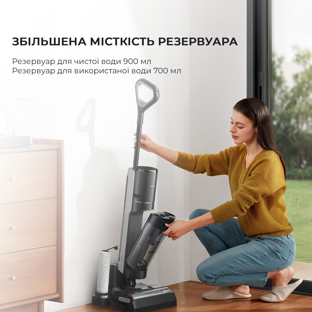 Акумуляторний миючий пилосос Dreame Wet & Dry Vacuum Cleaner H12 Pro (HHR25A)