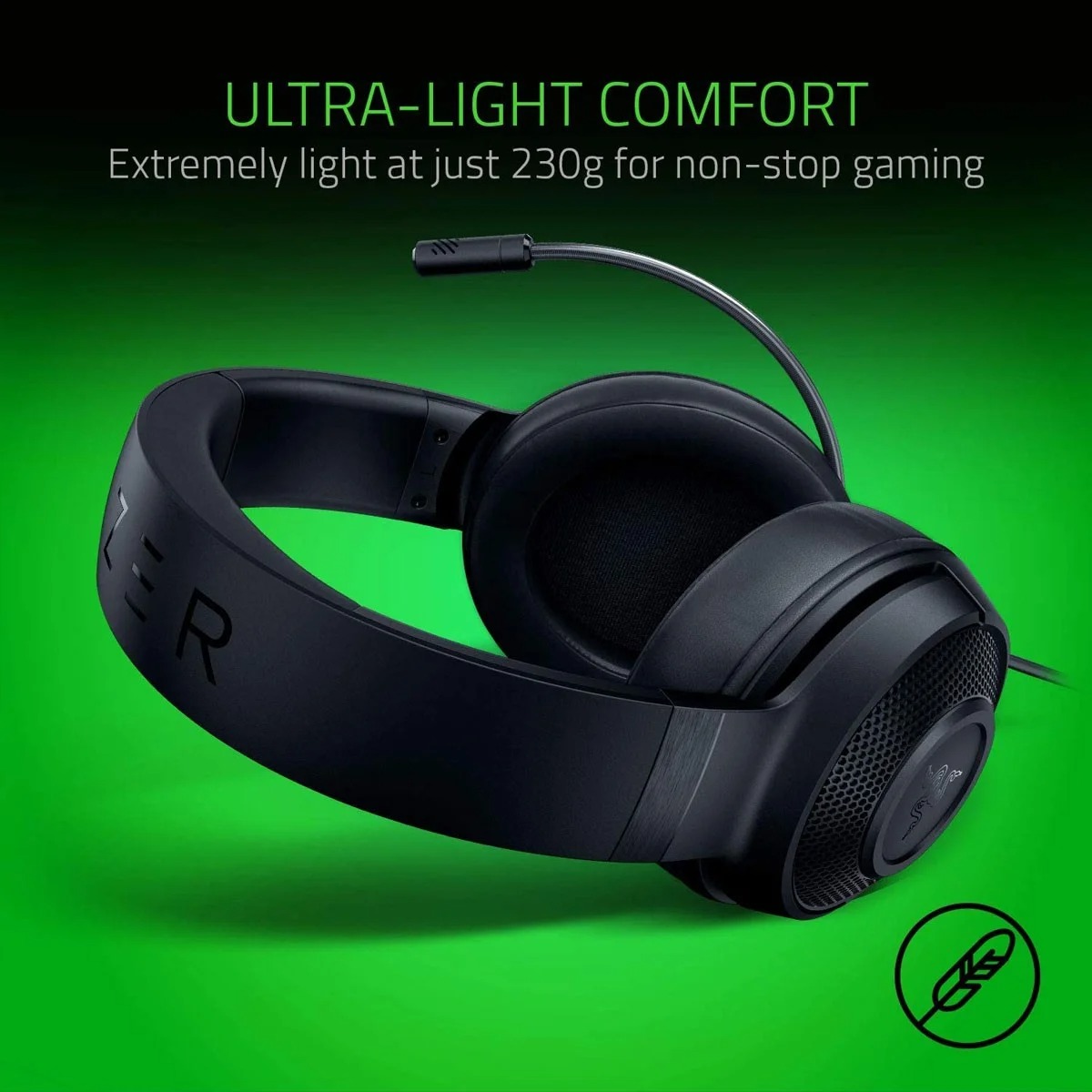 Гарнітура Razer Kraken X Lite Black (RZ04-02950100-R381)