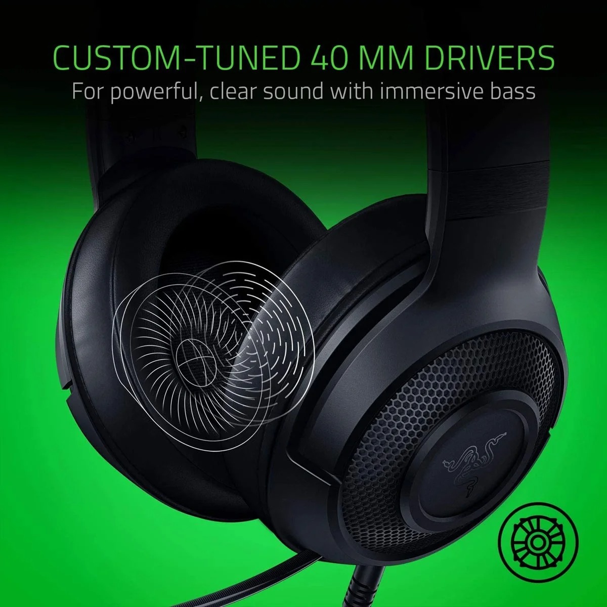 Гарнітура Razer Kraken X Lite Black (RZ04-02950100-R381)