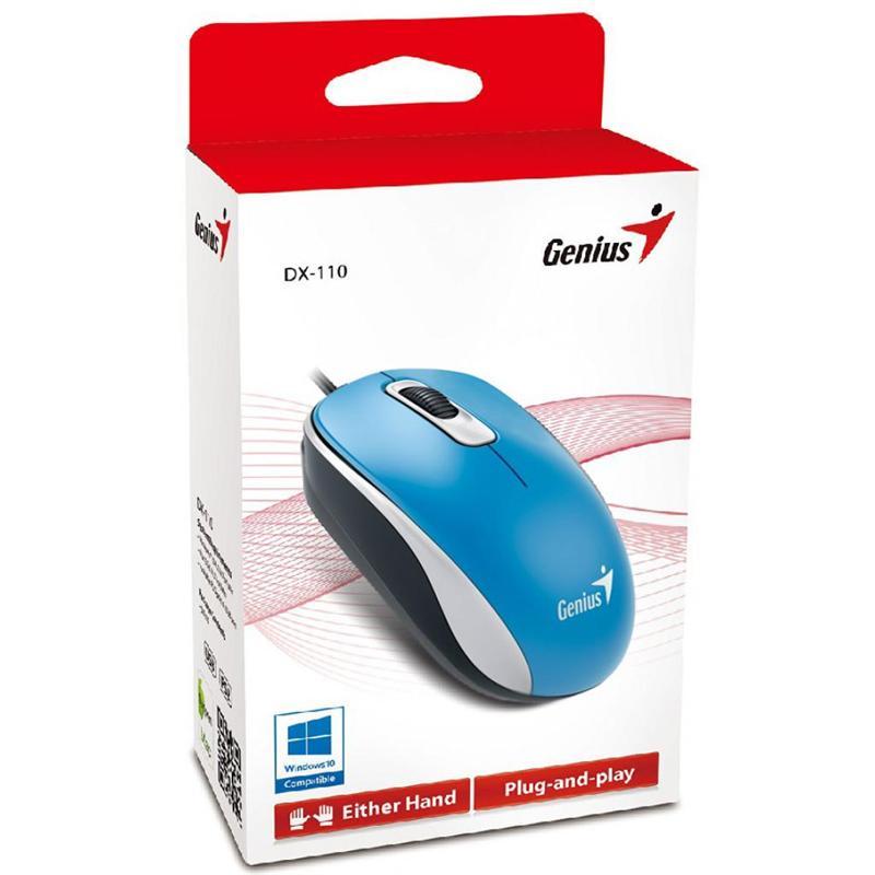 Миша Genius DX-110 Blue (31010116103)