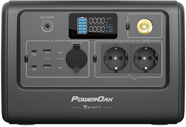 Зарядна станція Bluetti PowerOak EB70 1000W 716Wh (PB930692)